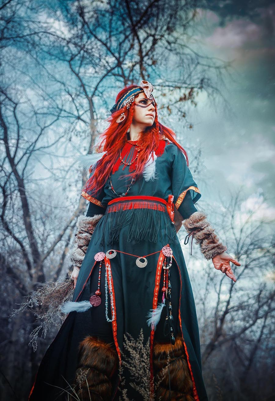 Girls in Slavic costumes underwear in Tiruvananthapuram